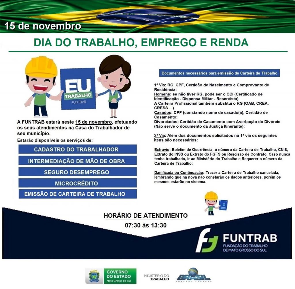 (Foto: Divulgação/Funtrab)