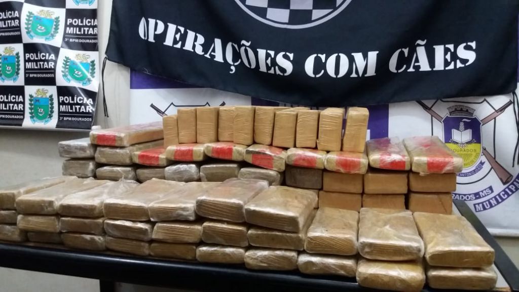 Droga apreendida com a jovem (Foto: Adilson Domingos)