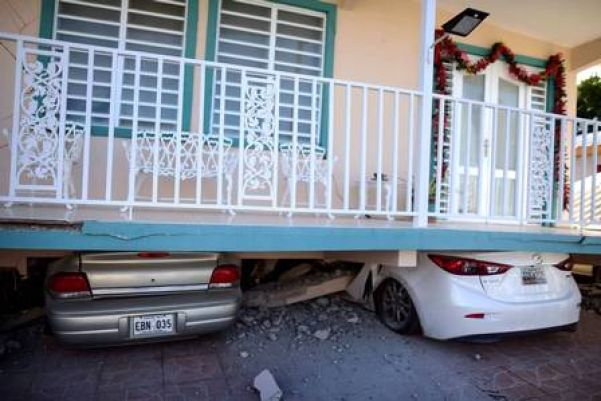 Estrago provocado por tremor em Guanica, Porto Rico - Foto: AP