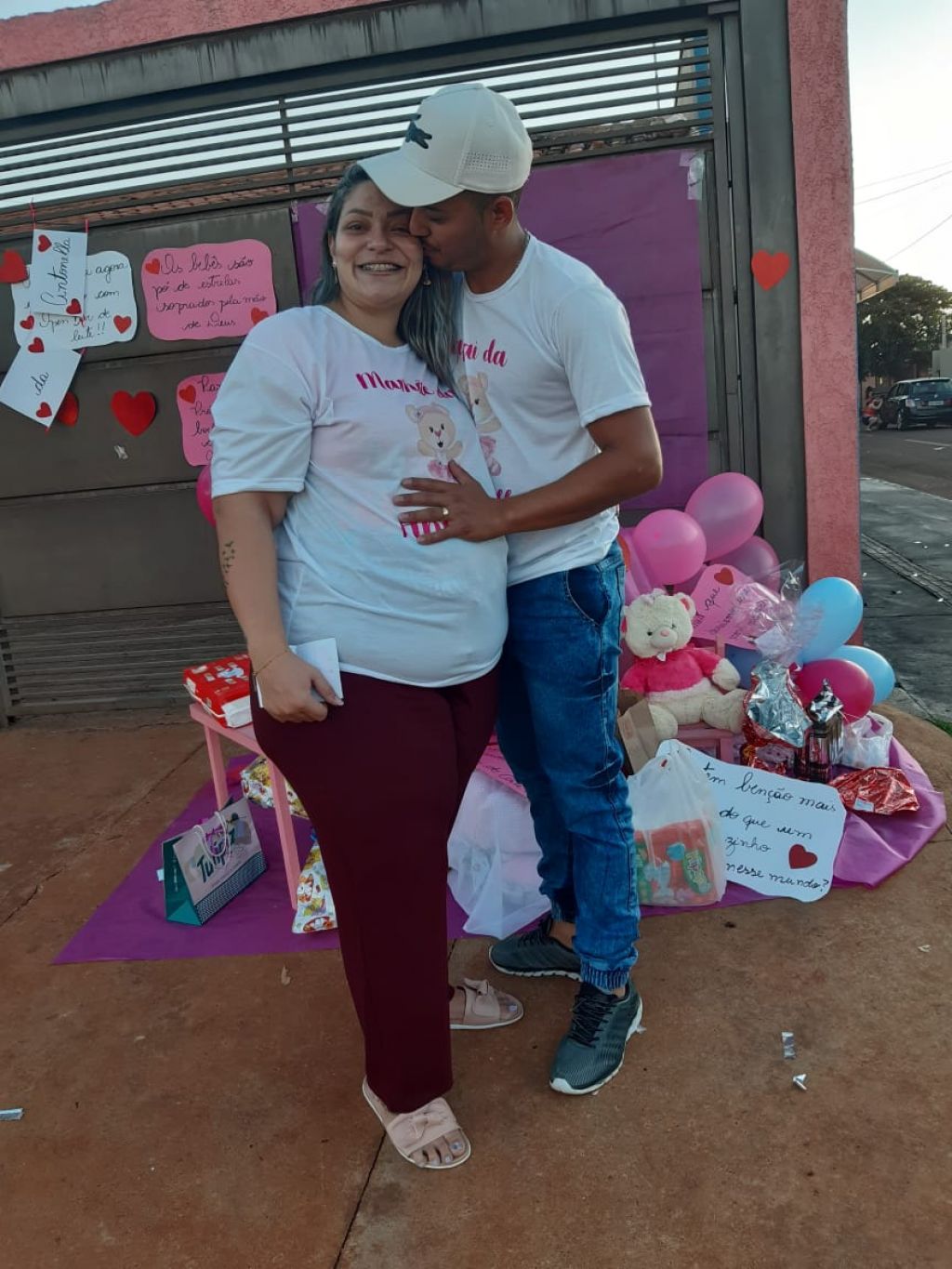 Géssica e o esposo, Dionney Willian - Foto: reprodução