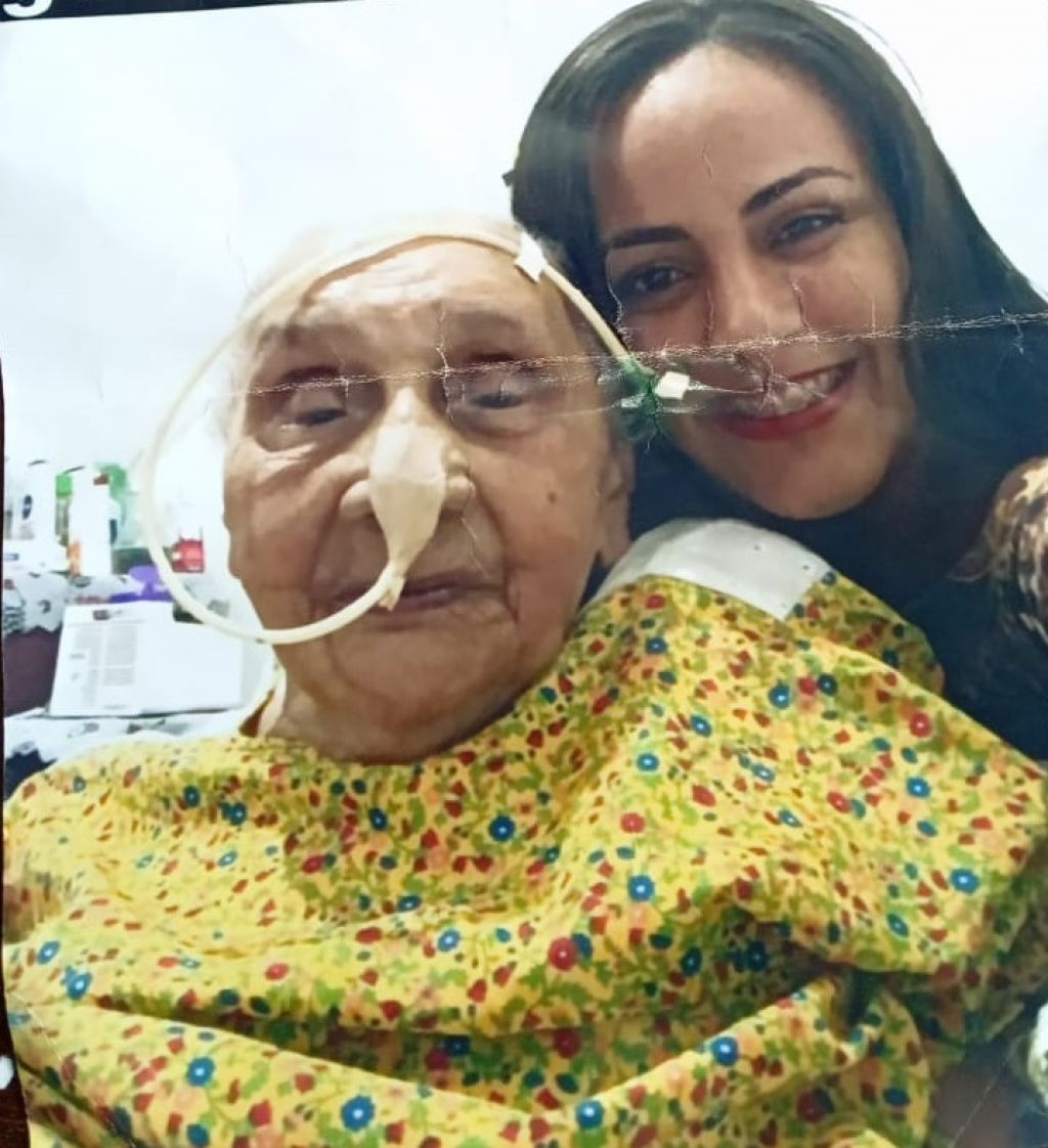A mãe de Mario Alves dos Santos
