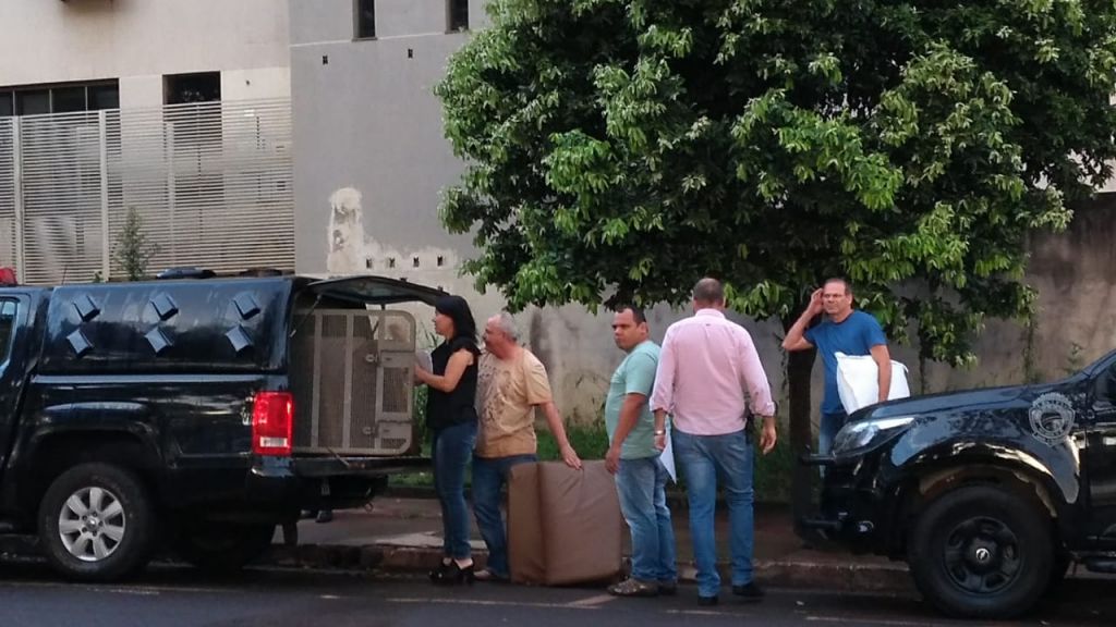 Homens presos durante a Operação Pregão foram transferidos para a Penitenciária Estadual de Dourados (Foto: Adilson Domingos)