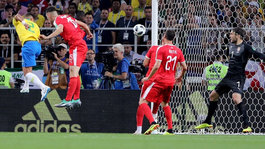 Thiago Silva ampliou o placar para o Brasil no segundo tempo (Foto: © Getty Images)