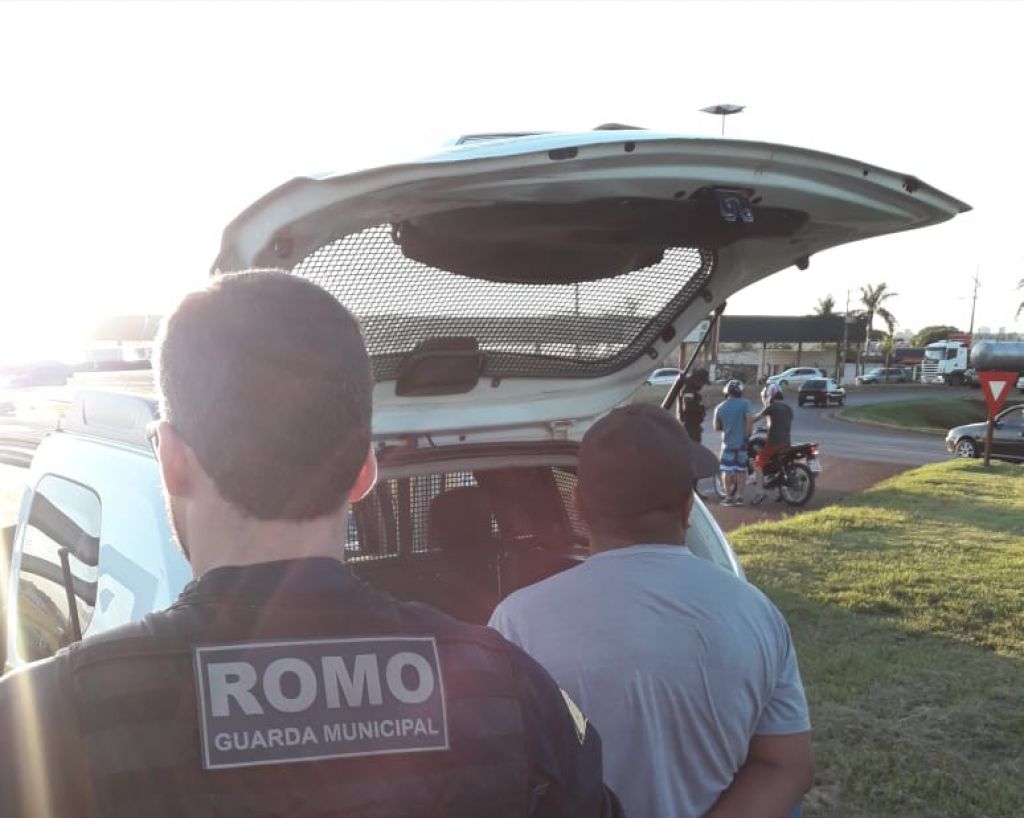 Condutor preso pela Guarda Municipal com mandado de prisão em aberto - Foto: divulgação/Guarda Municipal