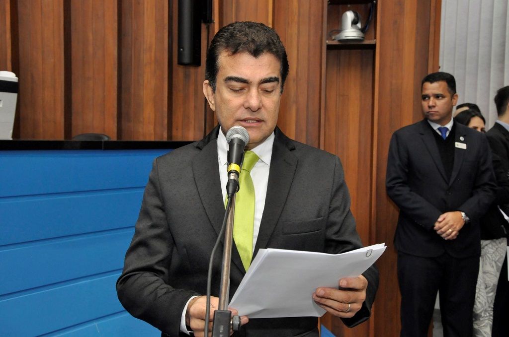 Deputado reivindicou melhorias ao batalhão na Assembleia Legislativa (Foto: Divulgação)