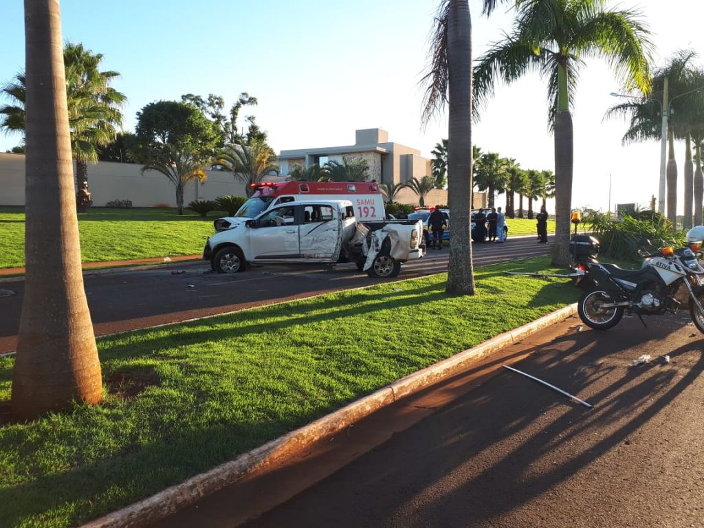 Samu e Guarda Municipal de Dourados atenderam ocorrência (Foto: 94FM)