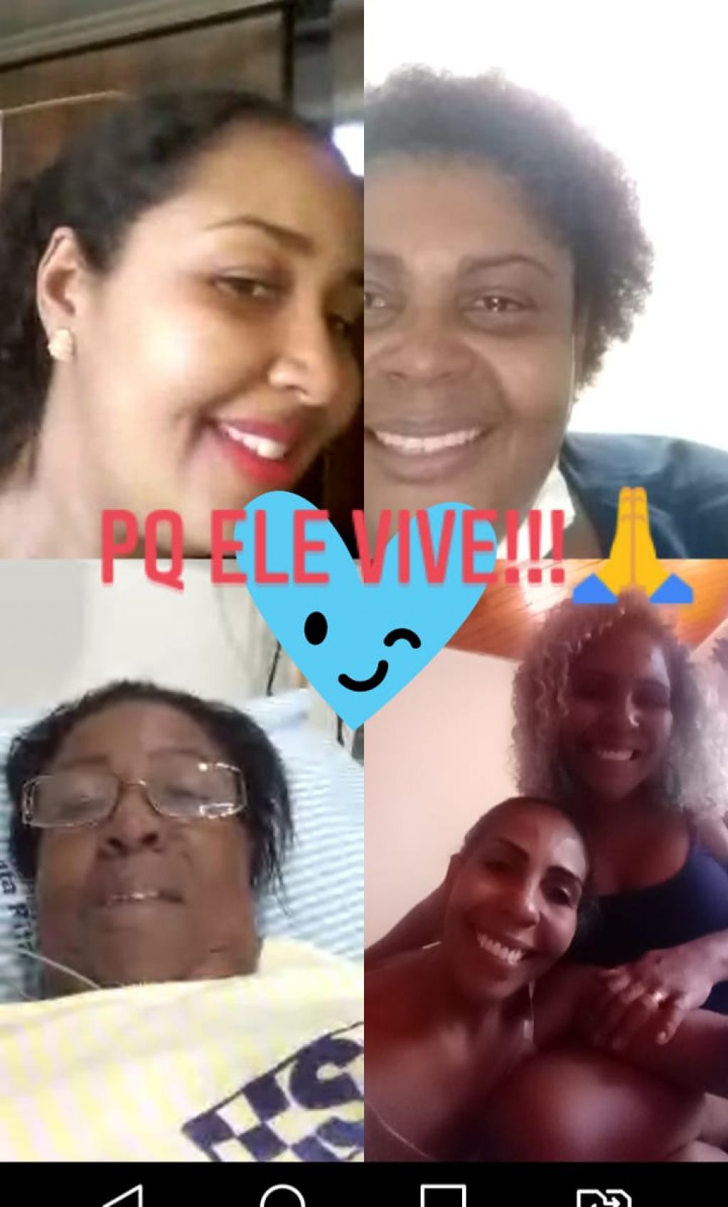 Dona Maria e as filhas: Rosangela da Silva Moutinho, 48 anos, (Ela é de Campo Grande e também teve Covid-19) tb foi um caso positivo) Rose da Silva Moutinho Braga, 41, Roberta da Silva Moutinho, 36, e Rosana da Silva Moutinho , 37