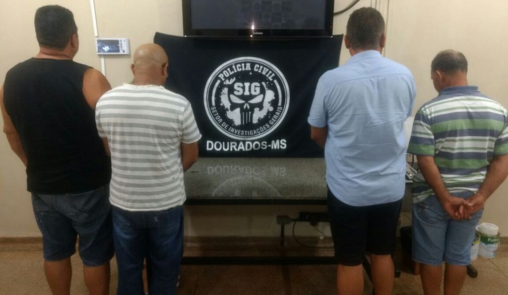 Suspeitos foram presos pelo SIG no dia 4 de abril em Dourados (Foto: Adilson Domingos/Arquivo)