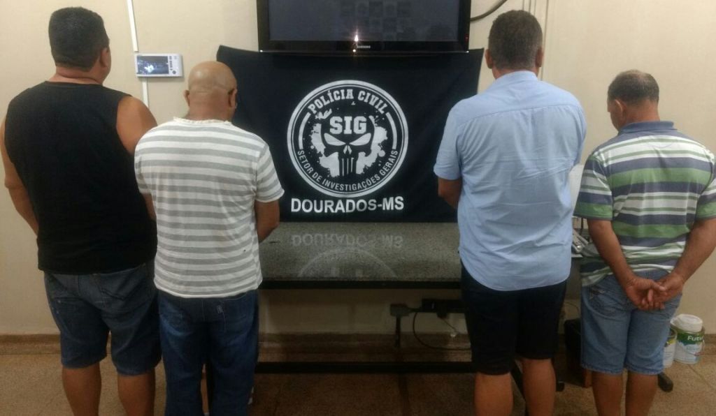 Juarez Augusto Silva, Antônio Ferreira da Silva Neto, Celso Olivar e José da Cruz Gomes Pereira.