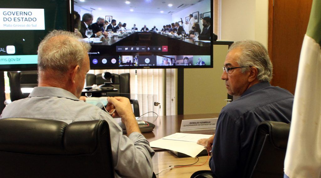 Reunião com o Ministério da Saúde reuniu governadores dos estados para discutir planos de vacinação - Foto: Chico Ribeiro