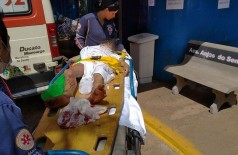 A criança foi encaminhada ao Hospital da Vida (Foto: Adilson Domingos)