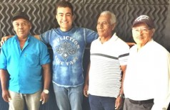 Na sequência: Pedro, Marçal, Gildo e Gilberto (Foto: Karol Chicoski)(Foto: Karol Chicoski/94FM)