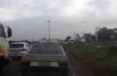 Trânsito caótico na região do Trevo do DOF já havia gerado alerta de moradores (Foto: 94FM)