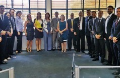 Conselheiros empossados para atuar como membros do Tribunal Administrativo Tributário da Sefaz-MS (Foto: Diana Gaúna)