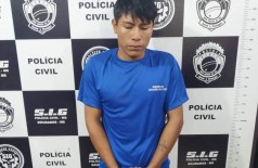 Maicon Oliveira de Souza preso na manhã de hoje (14) - Foto: divulgação/Polícia Civil/SIG