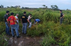 O corpo do homem foi encontrado na região conhecida como Lagoa do Ramão Machado. Foto: Sidnei Bronka