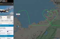 Piloto desenha coração no céu da Islândia - Foto: Reprodução