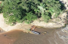 O uso de drone tem reforçado a vigilância nos rios (Foto: Divulgação/PMA)