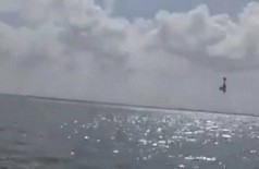 Avião cai no mar em Cancún - Foto: Reprodução
