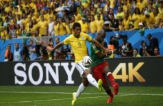 Brasil vence Camarões por 2 a 1 no primeiro tempo