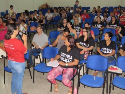 Sem proposta da prefeitura, greve na rede municipal de Dourados chega ao 45º dia (Foto: divulgação/Simted)