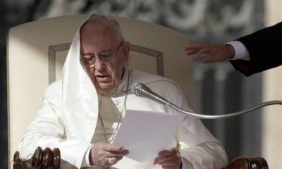 Papa Francisco, em audiência semanal na Praça de São Pedro - Alessandra Tarantino / AP/25-10-2017