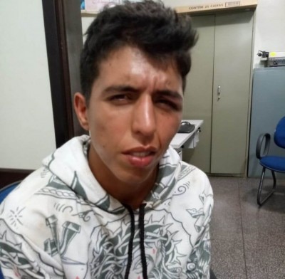 Marcos Fioravante Neto, de 22 anos, suspeito de matar mãe e filha em Dourados (Foto: divulgação/94FM)