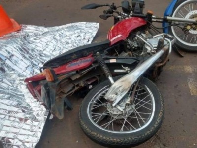 Motociclista morreu no local do acidente na manhã desta terça-feira. (Foto: Site JNE)