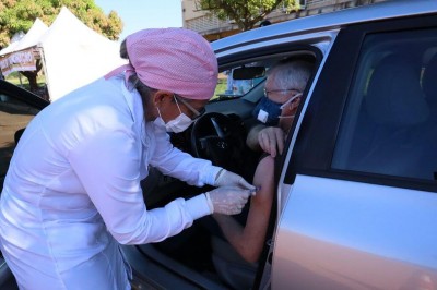 Mais de 18 mil idosos foram vacinados contra a Influenza em Dourados (Foto: Divulgação/Prefeitura)