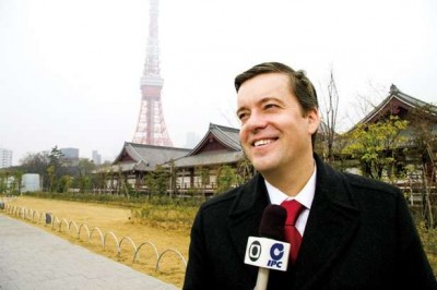 Roberto Kovalick no Japão, onde foi correspondente entre 2009 e 2013 (Arquivo Pessoal)