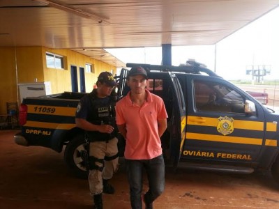 Gildebrando foi preso pela PRF e encaminhado junto a droga para Ponta Porã (Sidnei Bronka)