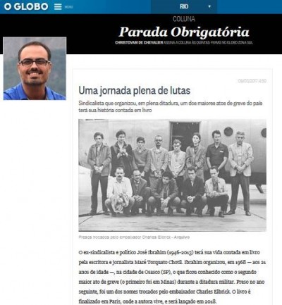 Parada obrigatória para José Ibrahim