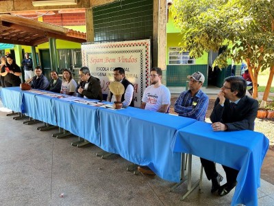 Mesa de abertura do “Caminho do Acordo” (Foto: Divulgação/TRF3)