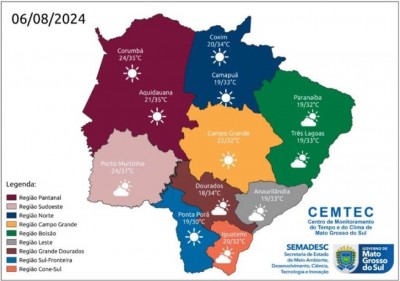 Terça-feira será de sol e céu firme; onda de frio começa a chegar na quarta-feira
