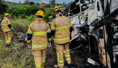 Foto; Corpo de Bombeiros Militar/MG