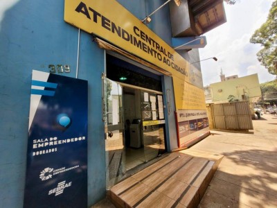 A Sala do Empreendedor funciona anexa à Central do Cidadão, na Avenida Presidente Vargas. Foto – Assecom/Arquivo