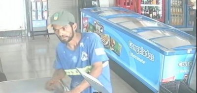 Autor foi flagrado pelas câmeras de segurança do local; Foto: Divulgação