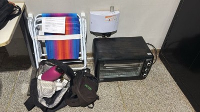 Itens apreendidos com o casal; Foto: Ligado Na Notícia