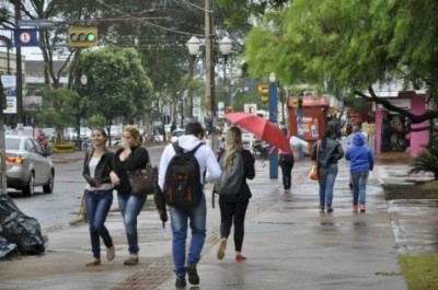 O Instituto emitiu alerta laranja de tempestade para 44 municípios de MS (Divulgação)