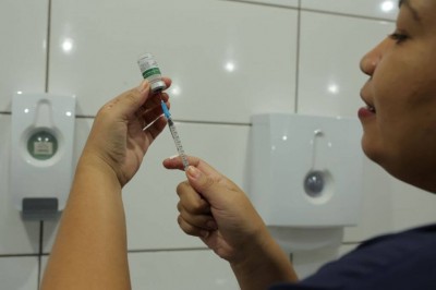 Vacinação contra Influenza continua a todo vapor nas unidades de saúde de Dourados, mas no final de semana será apenas no PAM. Foto: A. Frota