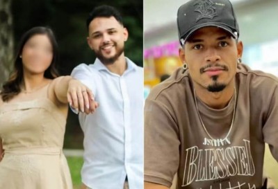 Júlio Augusto, de 25 anos, (à esq.) e Jean Almeida, de 30, (à dir.) eram moradores de Apiaí (SP) e estavam em Guarujá (SP) a passeio — Foto: Reprodução/Instagram