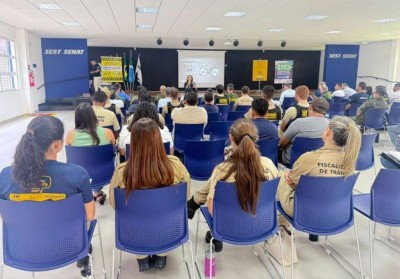 Seminário sobre trânsito reúne representantes de diversos municípios da região sul de Mato Grosso do Sul. Fotos – Divulgação/Assecom