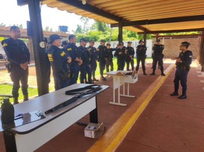 Curso prático anual está sendo realizado com todos os Guardas Municipais durante esta semana – Foto: Assecom