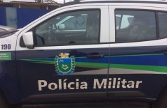 Policiais militares da Rádio Patrulha abordaram suspeitos no centro da cidade (Foto: Divulgação/PM)