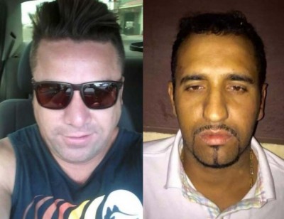 Ivanilton Moretti e Felipe Alves, mortos na boate (Foto: ABC Color)