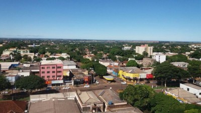 Chuva tímida acompanhada de ventos fortes derrubou temperatura em Dourados (Foto: 94FM/Arquivo)