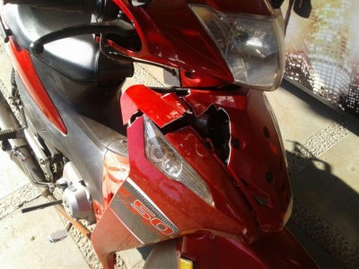 Moto foi recuperada uma hora após ter sido furtada em Dourados (Foto: Divulgação/PM)