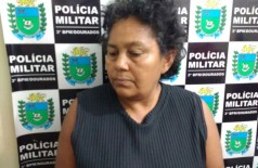 A acusada Penha Aparecida Ângela da Silva, de 51 anos --- (Foto: Adilson Domingos)