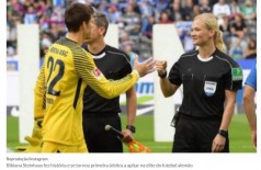 Árbitra apita jogo da elite do futebol alemão pela primeira vez (Foto: reprodução)