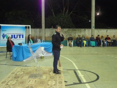 Marçal esteve em Juti para inaugurar quadra poliesportiva coberta